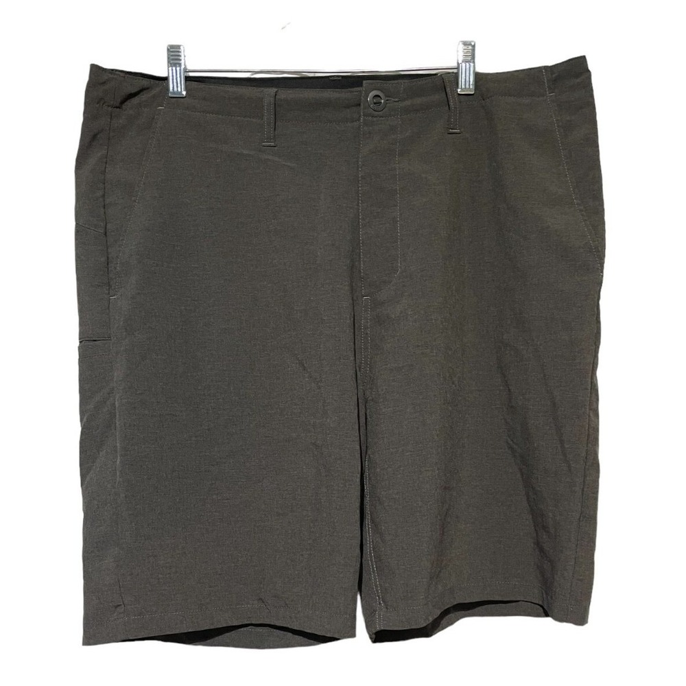 Volcom Surf & Turf  38 Hybrid Shorts Mens Charcoal Grey 4-Way Stretch Boardshrts